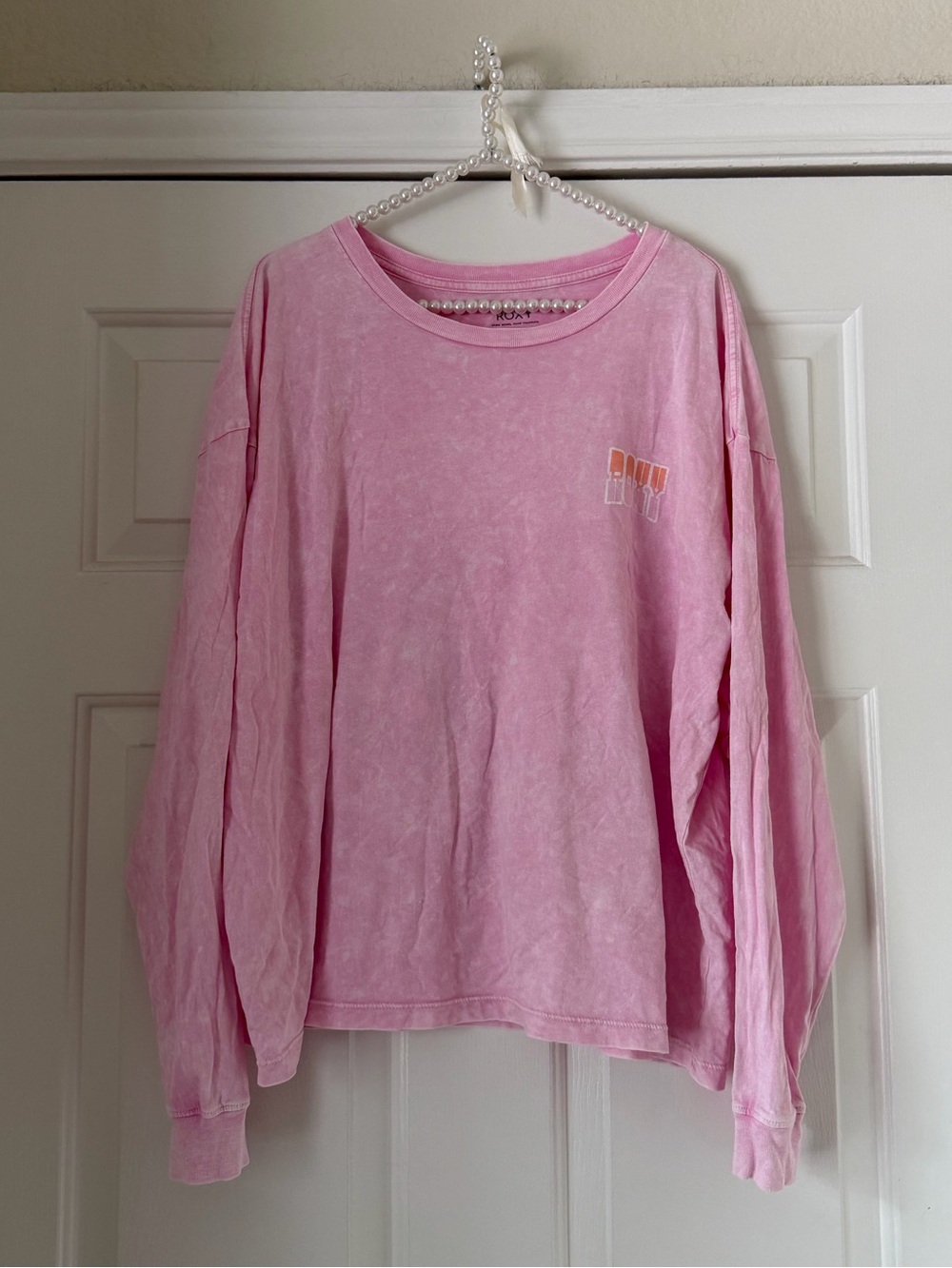 Roxy Wavy Daze Pink Tie Dye Tee